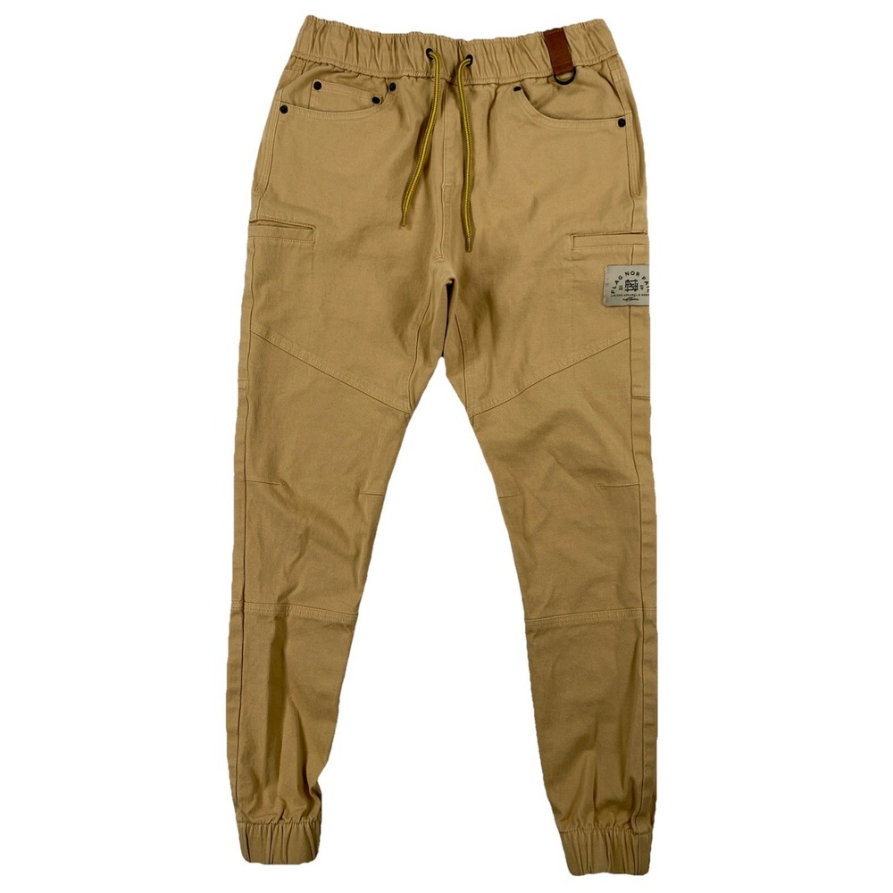 Flag Nor Fail Forever Collection Jogger Pants Men's XS Beige Drawstring